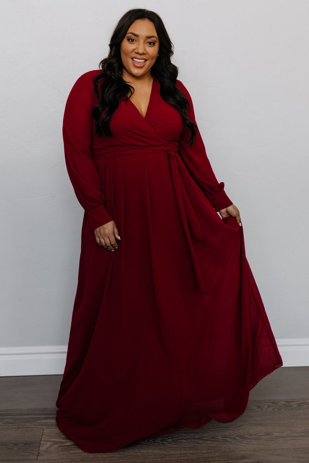 Lydia Maxi Dress | Burgundy