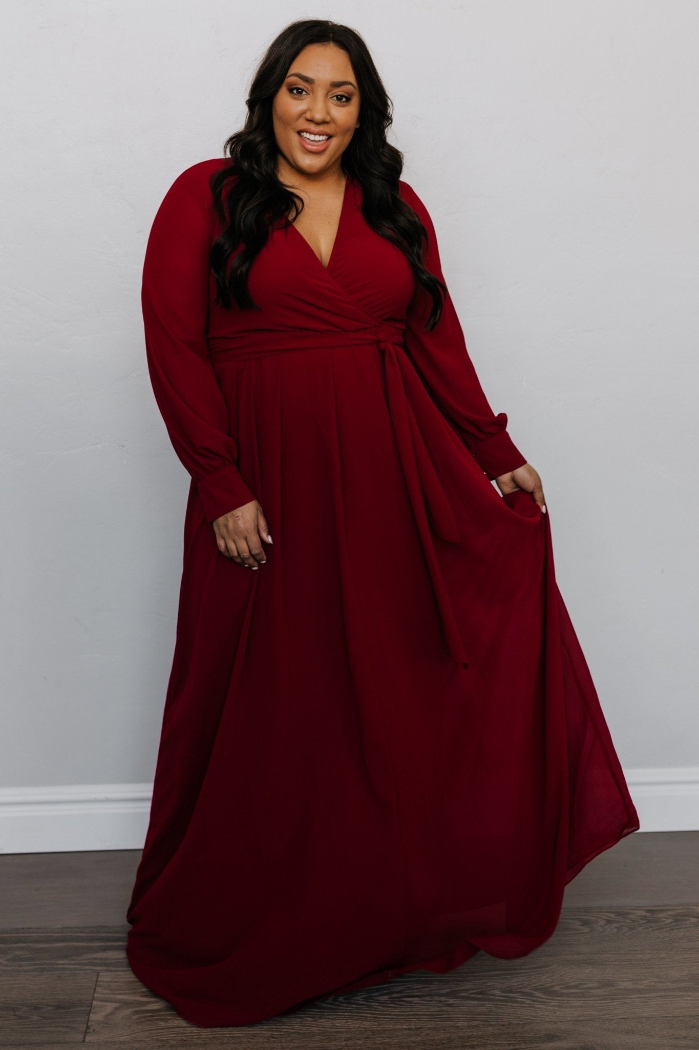 Lydia Maxi Dress | Burgundy