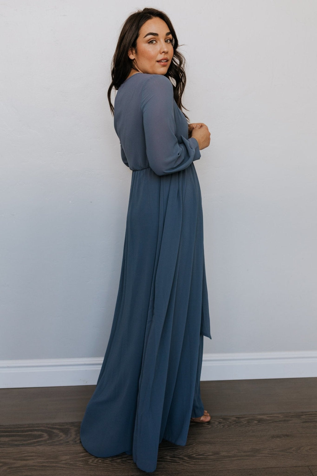 Lydia Maxi Dress | Slate Blue